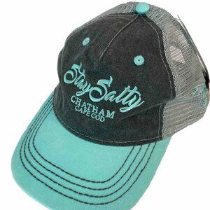 ADAMS Stay‎ Salty Baseball Hat New One Size Fits All Unisex Green
